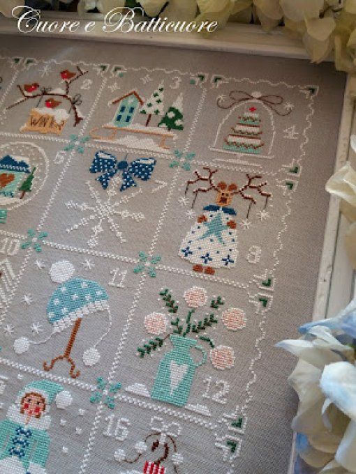 Cuore .. Shabby Winter Calendar