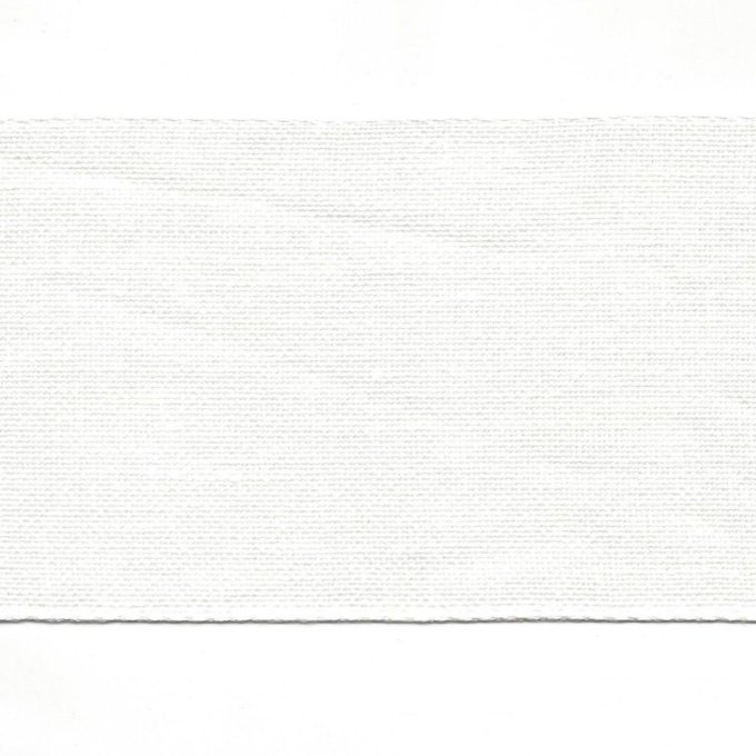 Bande lin 12,6 fils Blanc 8 cm Coupon 1,10 mètre