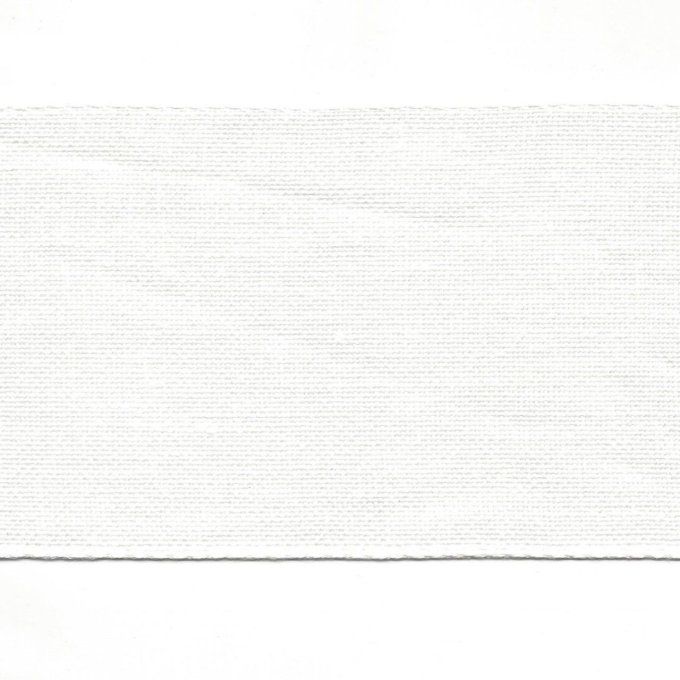 Bande lin 12,6 fils Blanc 12 cm Coupon 3,3m