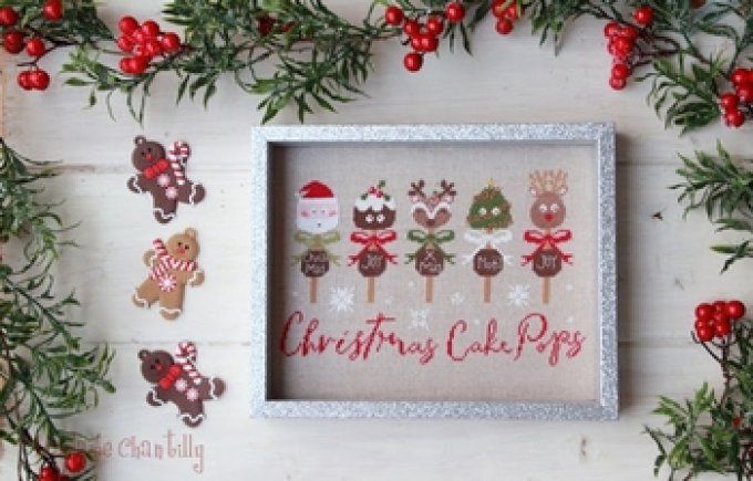 Mme Chantilly Christmas Cake Pops