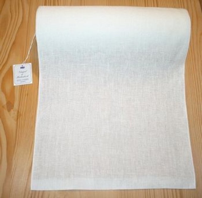 Bande à broder Vaupel 26 cm blanc par 50 cm