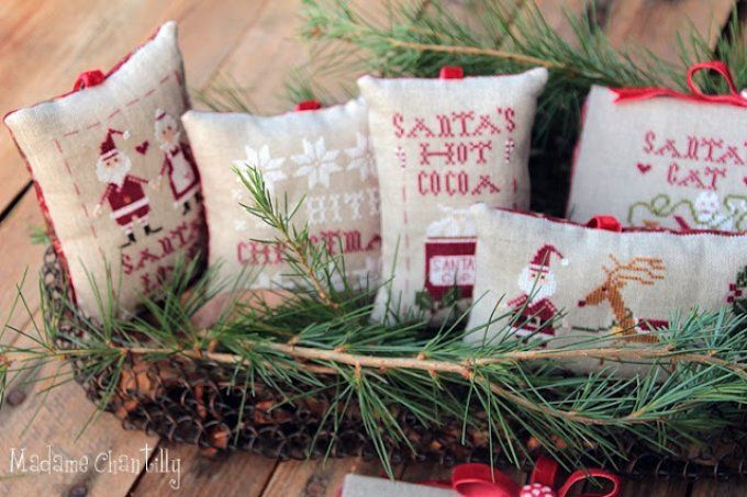 Mme Chantilly Christmas Pillows