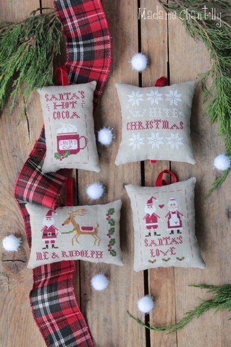 Mme Chantilly Christmas Pillows