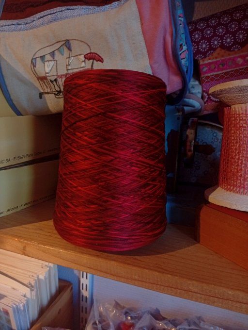 Cône fil mouliné DMC coloris 115 500 grammes