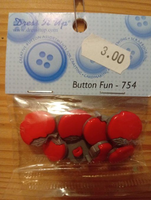 Dress it Up Pommes Button Fun 754
