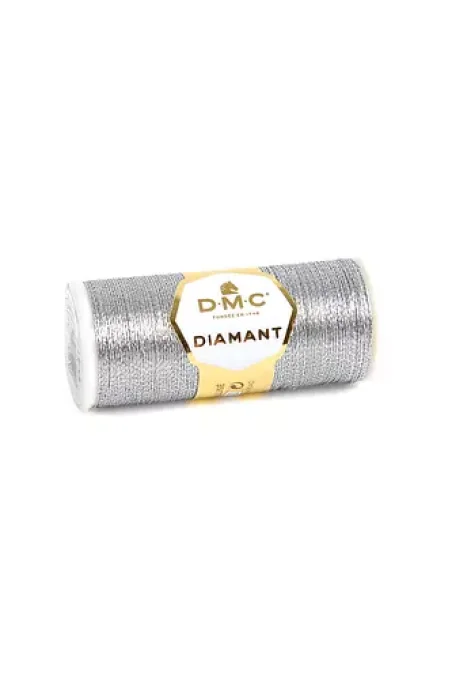 Fil Diamant GRANDE  DMC Argent Foncé 415 