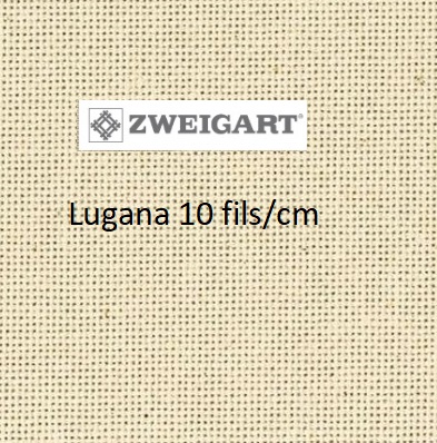 Zweigart Lugana 10 fils